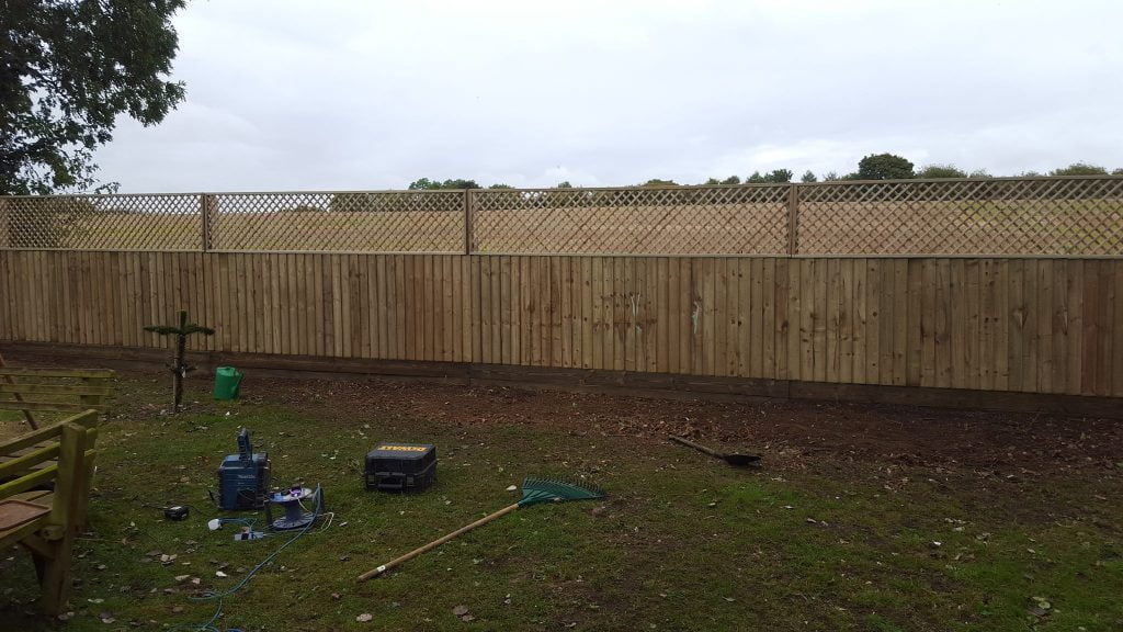 Closeboard fence in Tacley 3