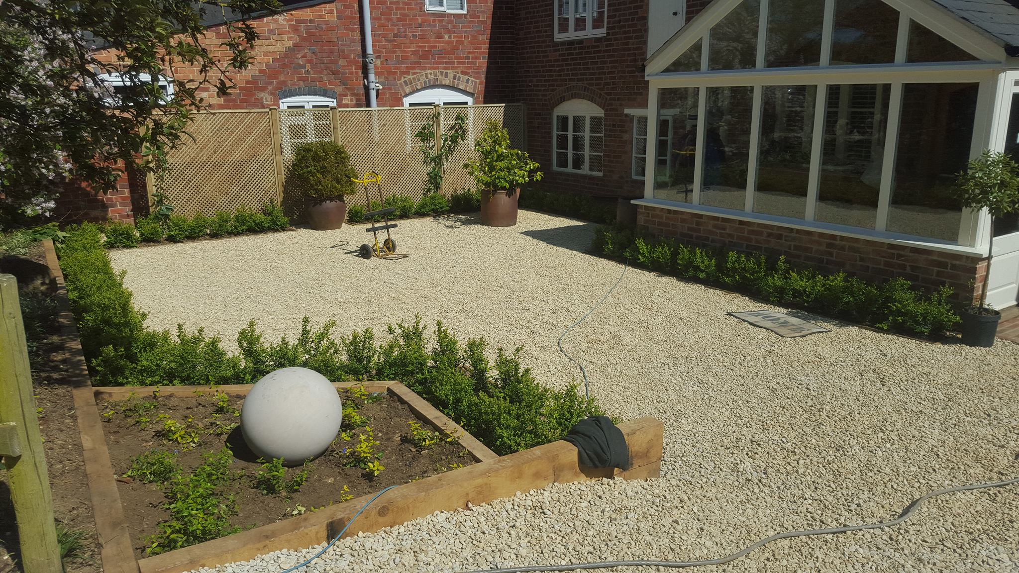 First job for a garden designer in Stourton 2