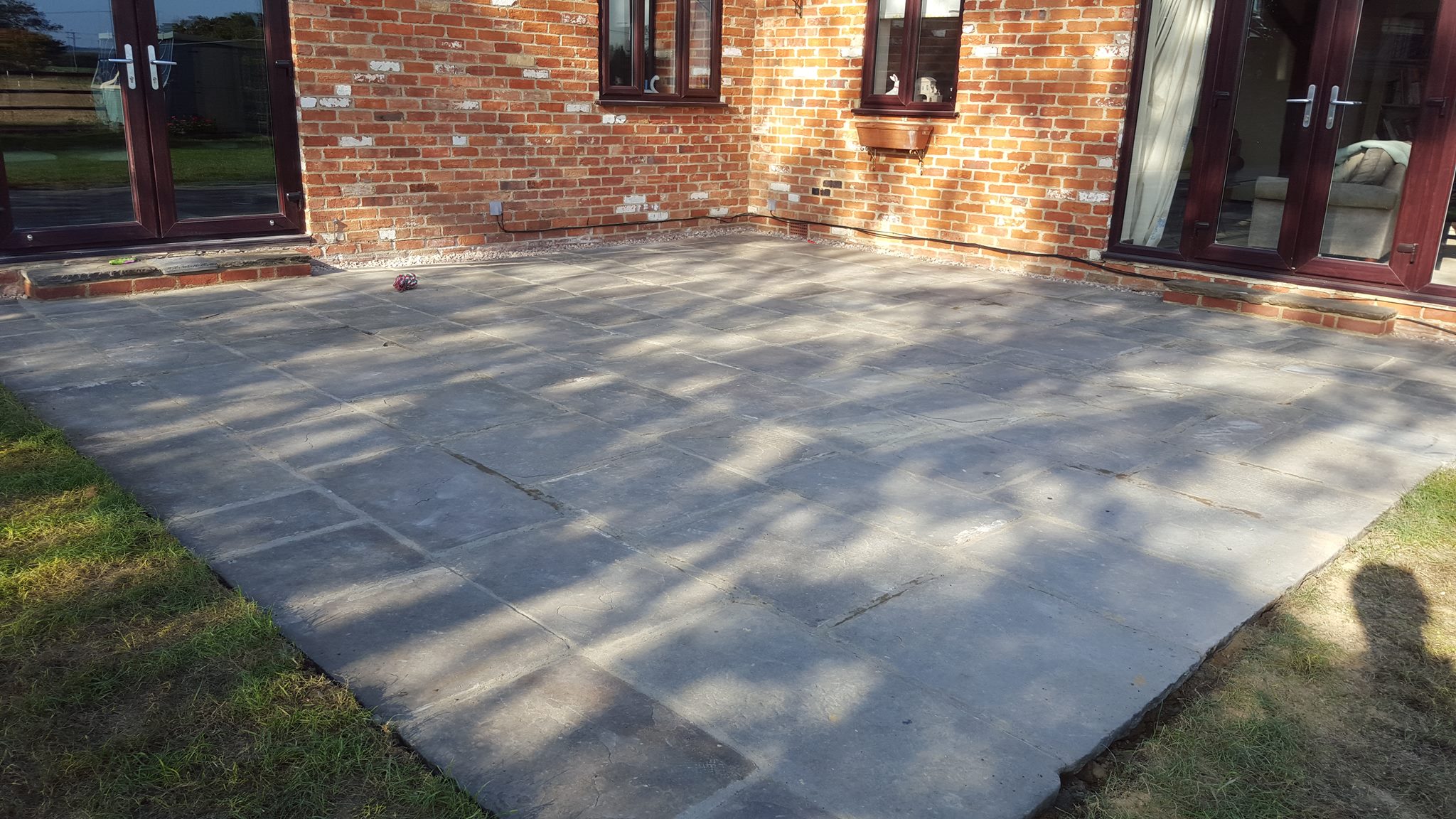 Flagstone patio in Merton Oxfordshire 1