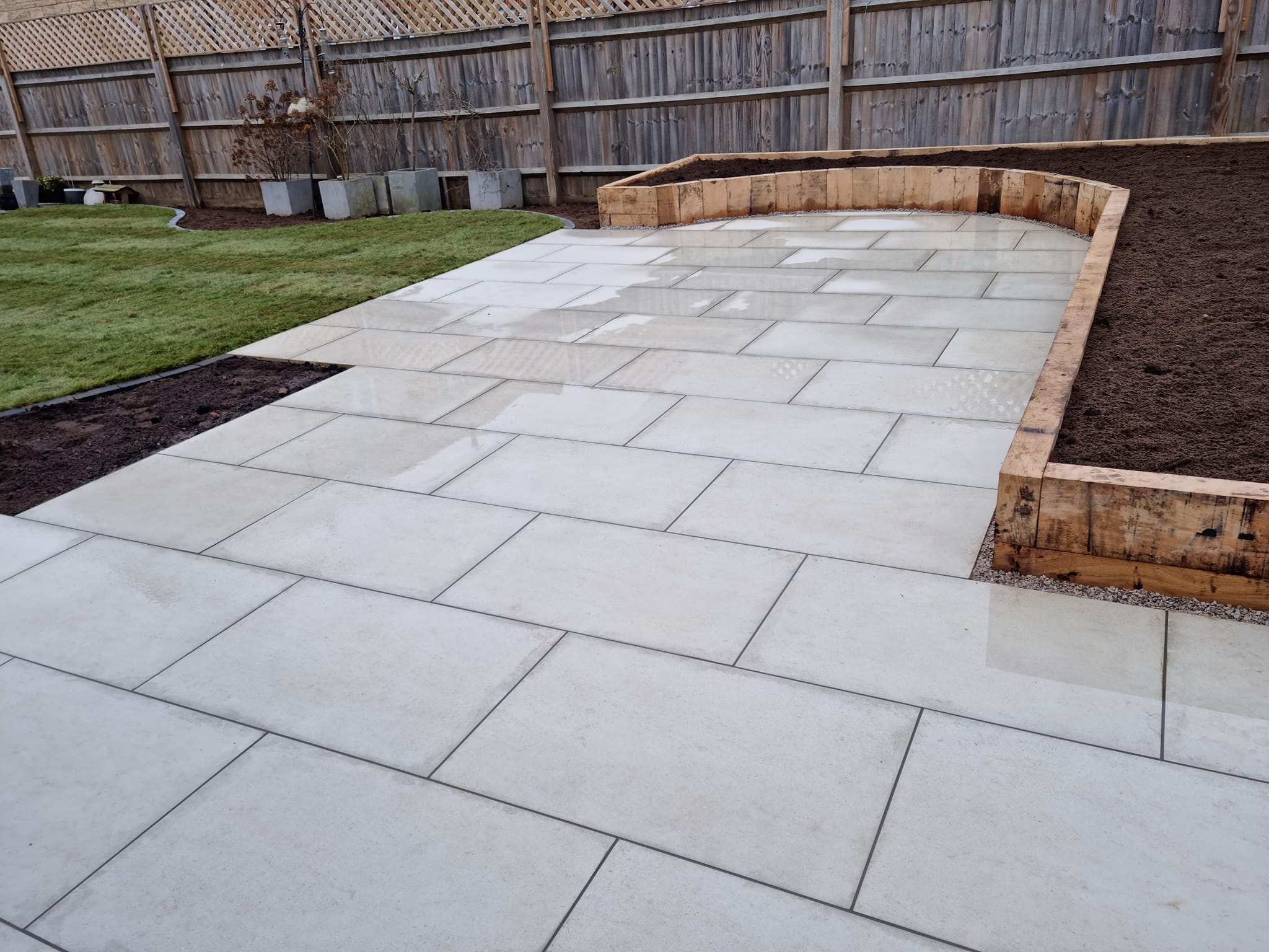 Garden makeover job just completed near Abingdon